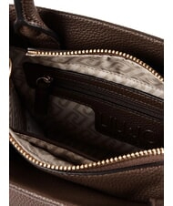 LIUJO RIDHI Sac &agrave; main avec bandouli&egrave;re amovible moka noir - Sacs pour Femme - 4