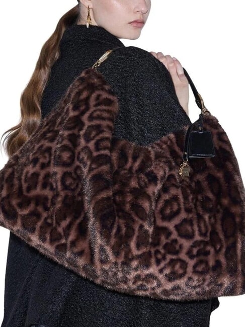 FOULARD sac bandouli&egrave;re macul naturel. - Sacs pour Femme