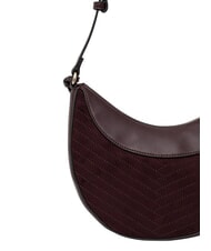 LIUJO CIRRY Sac hobo bandouli&egrave;re aubergine rouge - Sacs pour Femme - 3