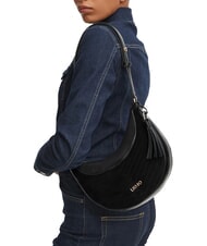 LIUJO CIRRY Sac hobo bandouli&egrave;re NOIR - Sacs pour Femme - 2