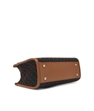 LIUJO RIDHI Jacquard Sac &agrave; main avec bandouli&egrave;re t.moro - Sacs pour Femme - 4