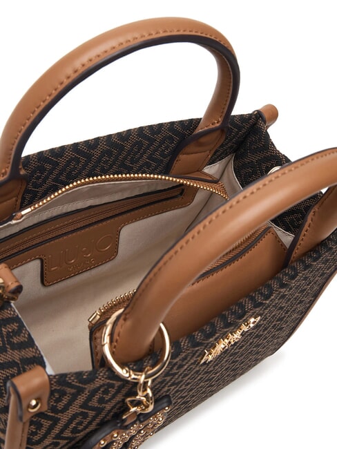 RIDHI Jacquard Sac &agrave; main avec bandouli&egrave;re t.moro - Sacs pour Femme