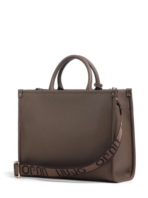 RIDHI Sac &agrave; main avec bandouli&egrave;re moka noir - Sacs pour Femme