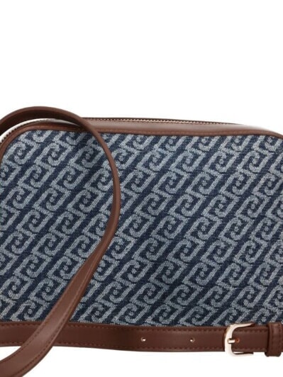 MANHATTAN sac bandouli&egrave;re denim bleu - Sacs pour Femme
