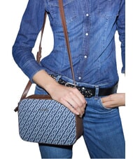 LIUJO MANHATTAN sac bandouli&egrave;re denim bleu - Sacs pour Femme - 4