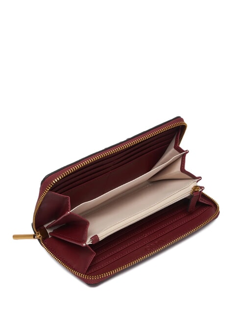 KALISKA Portefeuille Zip Around bordeaux profond - Portefeuilles Femme