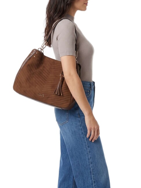 CIRRY Sac bandouli&egrave;re moyen tabac - Sacs pour Femme