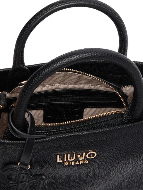 RIDHI Sac &agrave; main avec bandouli&egrave;re amovible NOIR - Sacs pour Femme
