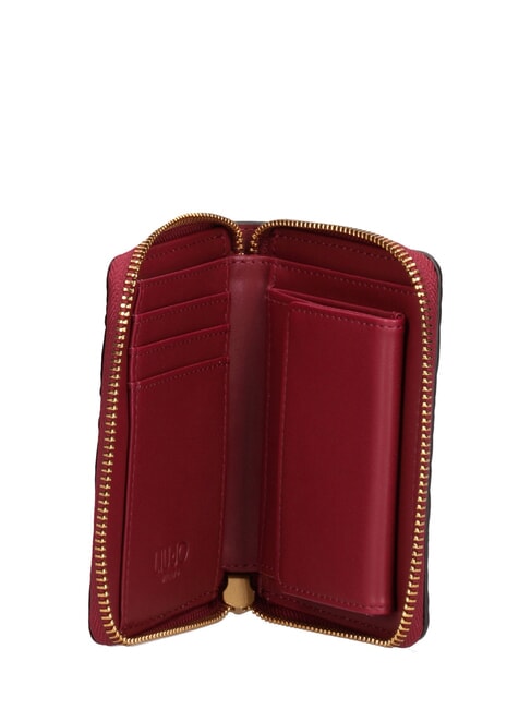 CALIWEN Portefeuille compact bordeaux profond - Portefeuilles Femme