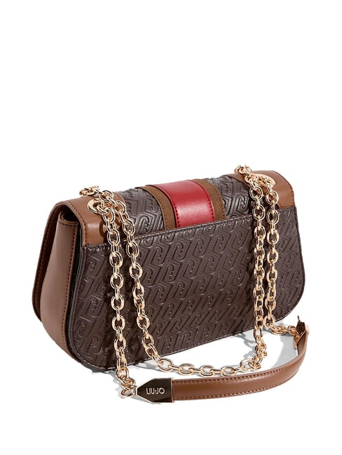 EMATITE sac bandouli&egrave;re brun fonc&eacute; - Sacs pour Femme