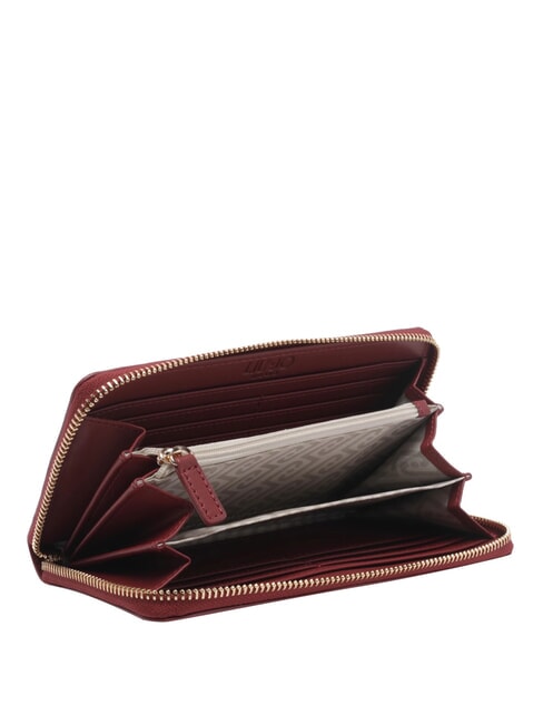 KALISKA Portefeuille Zip Around rouge brique - Portefeuilles Femme