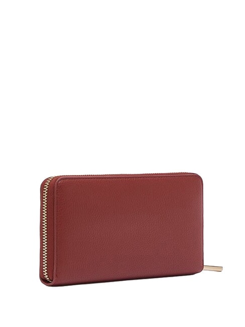 KALISKA Portefeuille Zip Around rouge brique - Portefeuilles Femme