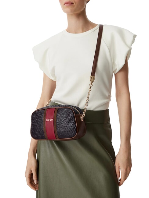 EMATITE sac bandouli&egrave;re brun fonc&eacute; - Sacs pour Femme