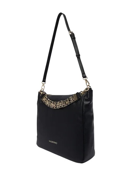 LENA Sac &agrave; main avec bandouli&egrave;re noir - Sacs pour Femme