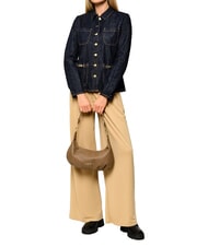 MARIO VALENTINO LENA Sac bandouli&egrave;re, avec bandouli&egrave;re taupe - Sacs pour Femme - 6