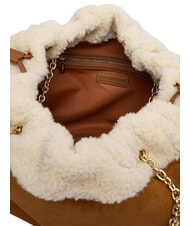 MARIO VALENTINO MAX Sac bandouli&egrave;re, avec cha&icirc;ne cuir/&eacute;cru - Sacs pour Femme - 5