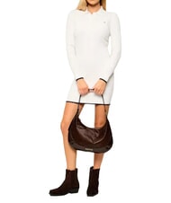 MARIO VALENTINO APOLLINE Sac bandouli&egrave;re en cuir caf&eacute;" - Sacs pour Femme - 6