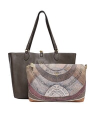 GATTINONI PLANETARIUM Sac &agrave; dos double face vert sauvage/militaire - Sacs pour Femme - 5