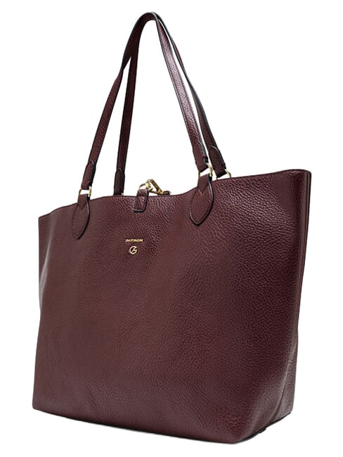 PLANETARIUM Sac &agrave; dos double face sauvage/bourgogne - Sacs pour Femme