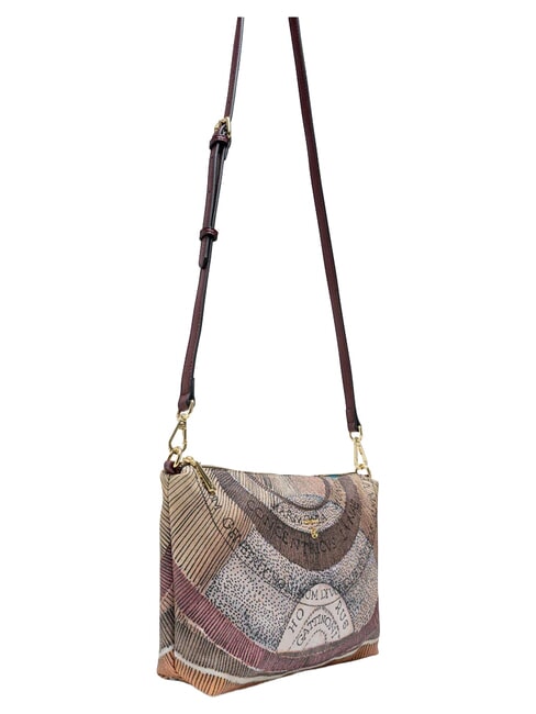 PLANETARIUM Sac &agrave; dos double face sauvage/bourgogne - Sacs pour Femme