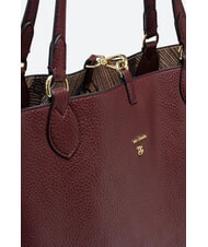 GATTINONI PLANETARIUM Sac &agrave; dos double face sauvage/bourgogne - Sacs pour Femme - 7
