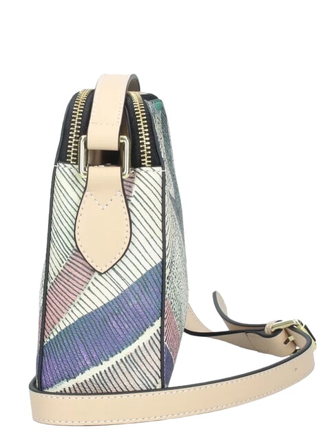 PLANETARIUM sac bandouli&egrave;re aquarelle/beige - Sacs pour Femme