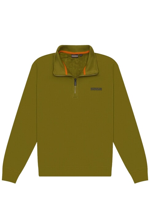 B-SMALL BOX HZ  olive fonc&eacute; - Pulls molletonn&eacute;s