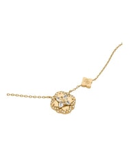 GUESS WILD FLOWER Collier avec pendentif central en forme de c&oelig;ur or jaune - Colliers - 2