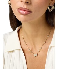 GUESS BORBOLETA Collier pendentif papillon or jaune - Colliers - 4