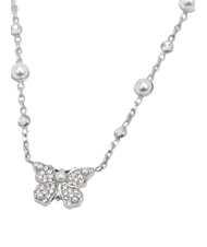 GUESS BORBOLETA Collier pendentif papillon ARGENT - Colliers - 3