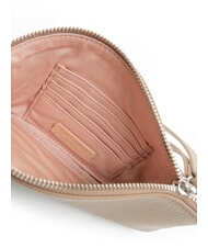 COCCINELLE ROUNDED ENVELOPE pochette en cuir taupe chaud - Sacs pour Femme - 5