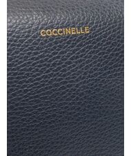 COCCINELLE CHERRY Mini sac bandouli&egrave;re bleu nuit - Sacs pour Femme - 4