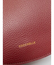 COCCINELLE ALPHA Mini sac bandouli&egrave;re groseille - Sacs pour Femme - 4