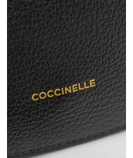 COCCINELLE ALPHA Mini sac bandouli&egrave;re Noir - Sacs pour Femme - 4