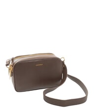COCCINELLE ALPHA Mini sac bandouli&egrave;re en cuir brunette - Sacs pour Femme - 2