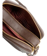COCCINELLE ALPHA Mini sac bandouli&egrave;re en cuir brunette - Sacs pour Femme - 5