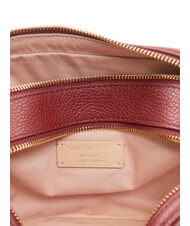 COCCINELLE ALPHA Mini sac bandouli&egrave;re en cuir groseille - Sacs pour Femme - 5