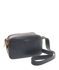 COCCINELLE ALPHA Mini sac bandouli&egrave;re en cuir bleu nuit - Sacs pour Femme - 2