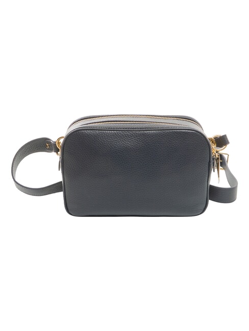 ALPHA Mini sac bandouli&egrave;re en cuir bleu nuit - Sacs pour Femme