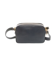 COCCINELLE ALPHA Mini sac bandouli&egrave;re en cuir bleu nuit - Sacs pour Femme - 3