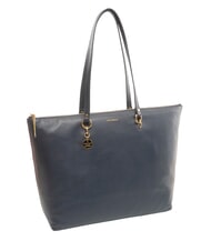 COCCINELLE ALPHA Sac de courses en cuir bleu nuit - Sacs pour Femme - 2