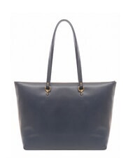 COCCINELLE ALPHA Sac de courses en cuir bleu nuit - Sacs pour Femme - 3