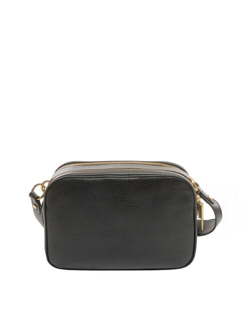 ALPHA Mini sac bandouli&egrave;re en cuir Noir - Sacs pour Femme