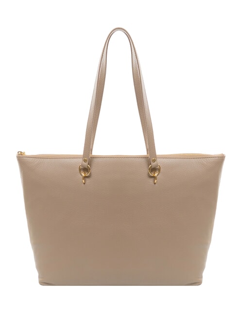 ALPHA Sac de courses en cuir taupe chaud - Sacs pour Femme