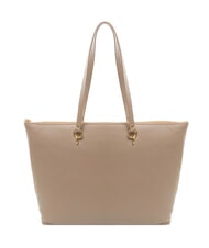 COCCINELLE ALPHA Sac de courses en cuir taupe chaud - Sacs pour Femme - 3