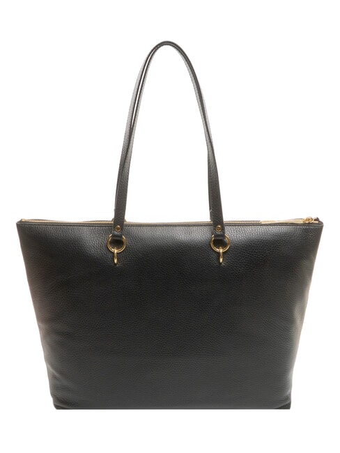 ALPHA Sac de courses en cuir Noir - Sacs pour Femme