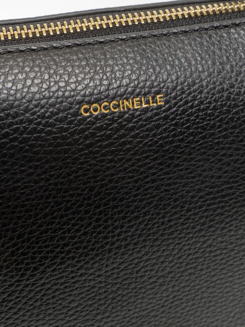 ALPHA Sac de courses en cuir Noir - Sacs pour Femme
