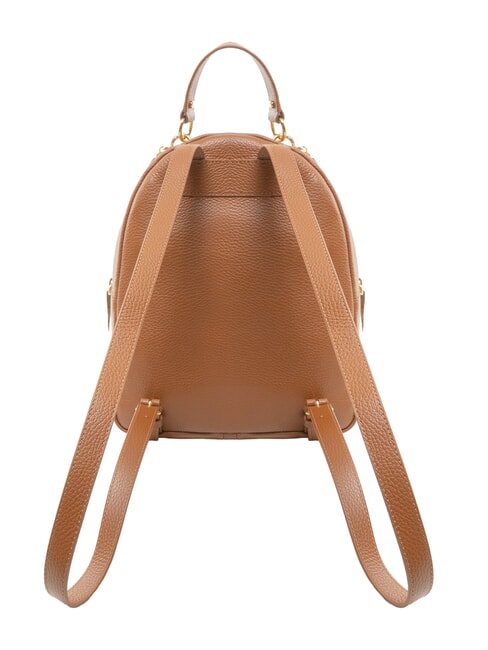 ALPHA Sac &agrave; dos en cuir Cognac - Sacs pour Femme