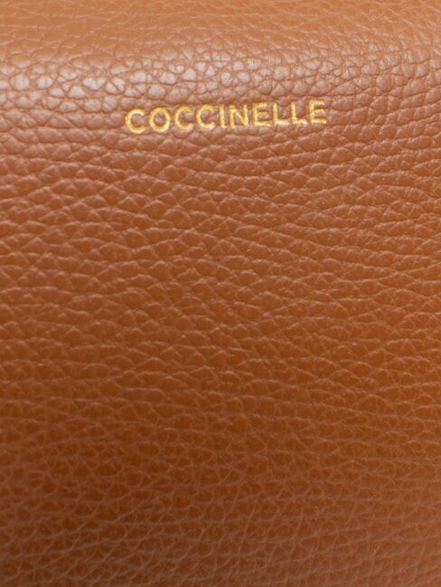 ALPHA Sac &agrave; dos en cuir Cognac - Sacs pour Femme
