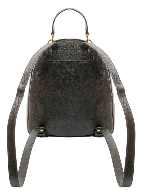 ALPHA Sac &agrave; dos en cuir Noir - Sacs pour Femme